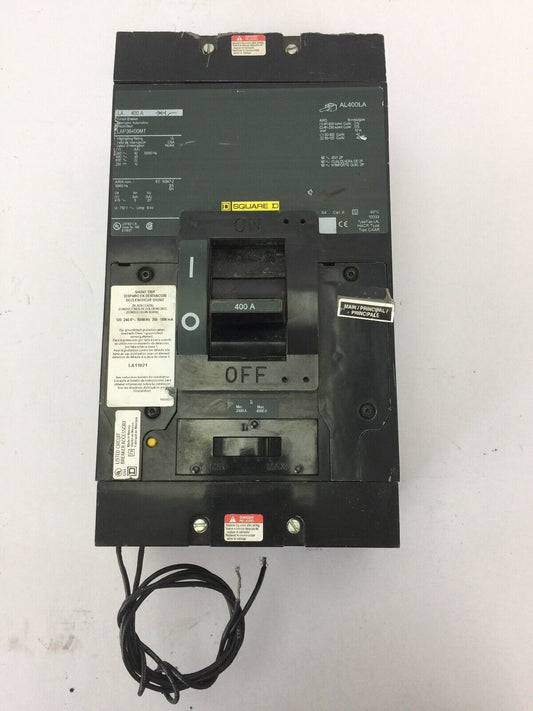 SQUARE D LAP36400MT CIRCUIT BREAKER 400A 250VDC 600VAC LA400A AL400LA LA11021
