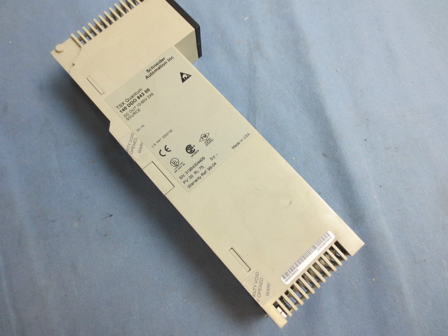 MODICON SCHNEIDER AUTOMATION 140 DDO 843 00 10-60 VDC OUTPUT MODULE - NO TERM