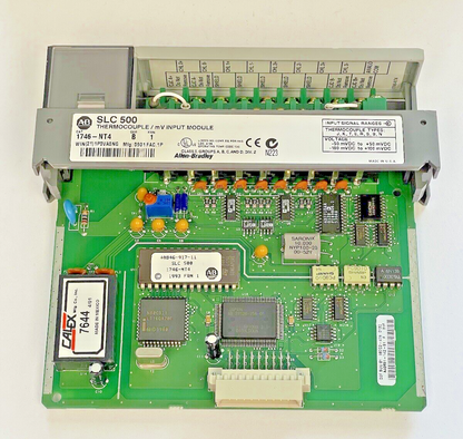 ALLEN BRADLEY - 1746-NT4 SER. B FRN. 1 - SLC 500 THERMOCOUPLE/ mV INPUT MODULE