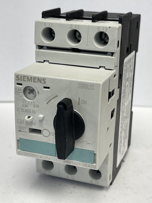 SIEMENS - 3RV1021-0EA10 - CIRCUIT BREAKER / MOTOR PROTECTOR