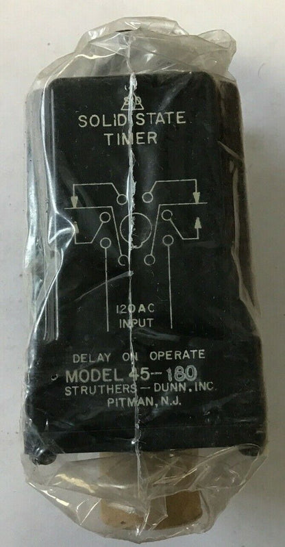 STRUTHERS-DUNN 45-180 SOLID STATE TIMES 120VAC