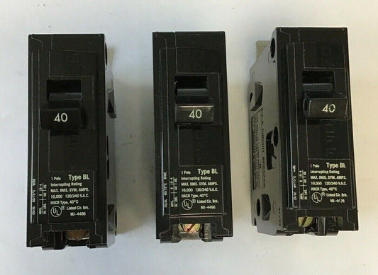 ITE TYPE BL B140 CIRCUIT BREAKER 40A 120/240VAC ***LOTOF3***