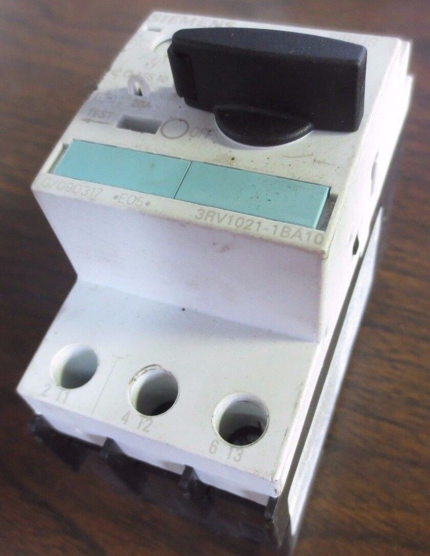 SIEMENS 3RV1021-1BA10 - MOTOR PROTECTOR CIRCUIT BREAKER