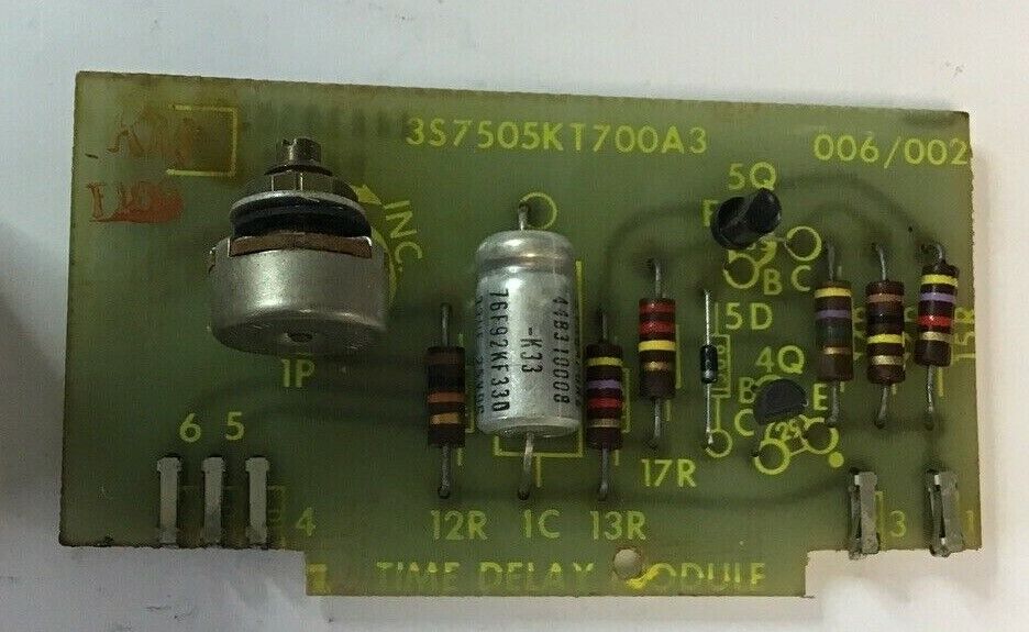 GENERAL ELECTRIC 3S7505KT700A3 ADJUSTABLE TIME DELAY PLUGIN MODULE ***LOTOF3**