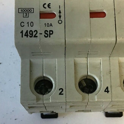 ALLEN BRADLEY 1492-SP3C100 CIRCUIT BREAKER SER.C 415VAC 10A