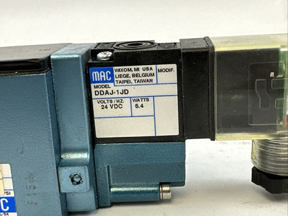 MAC 82A-EB-000-TM-DDAJ-1JD SOLENOID VALVE DDAJ-1JD 24VDC 5.4W