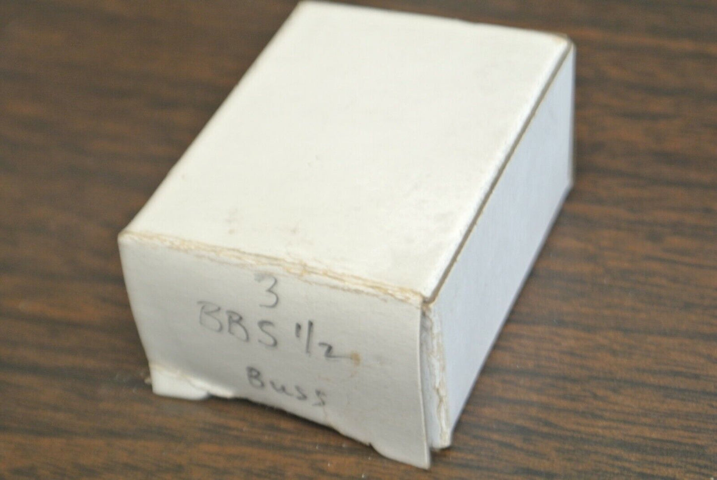 LOT of 3 / BUSS BBS1/2 MIDGET FUSE / 1/2A / 600V / NEW SURPLUS / BBS 1/2