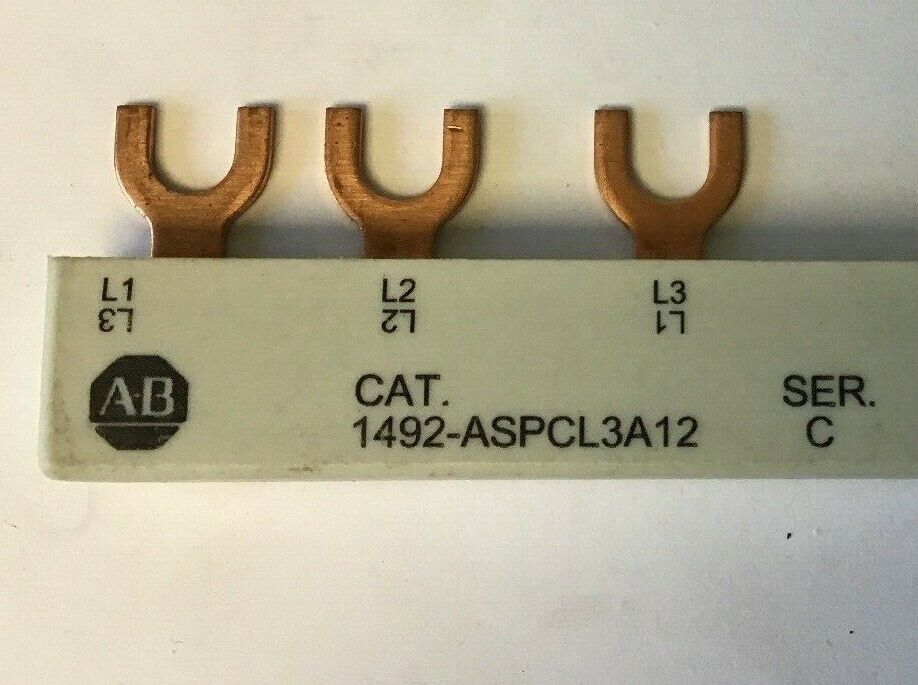 ALLEN BRADLEY 1492-ASPCL3A12 SER.C COMMONING LINKS 63A 500V