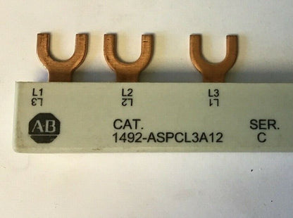 ALLEN BRADLEY 1492-ASPCL3A12 SER.C COMMONING LINKS 63A 500V