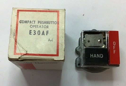 CUTLER HAMMER E30AF COMPACT PUSHBUTTON OPERATOR