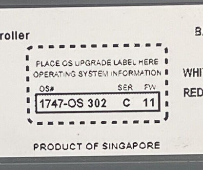 ALLEN BRADLEY 1747-L532 SER E SLC 5/03 16K CONTROLLER 1747-OS 302 SER C FW 11