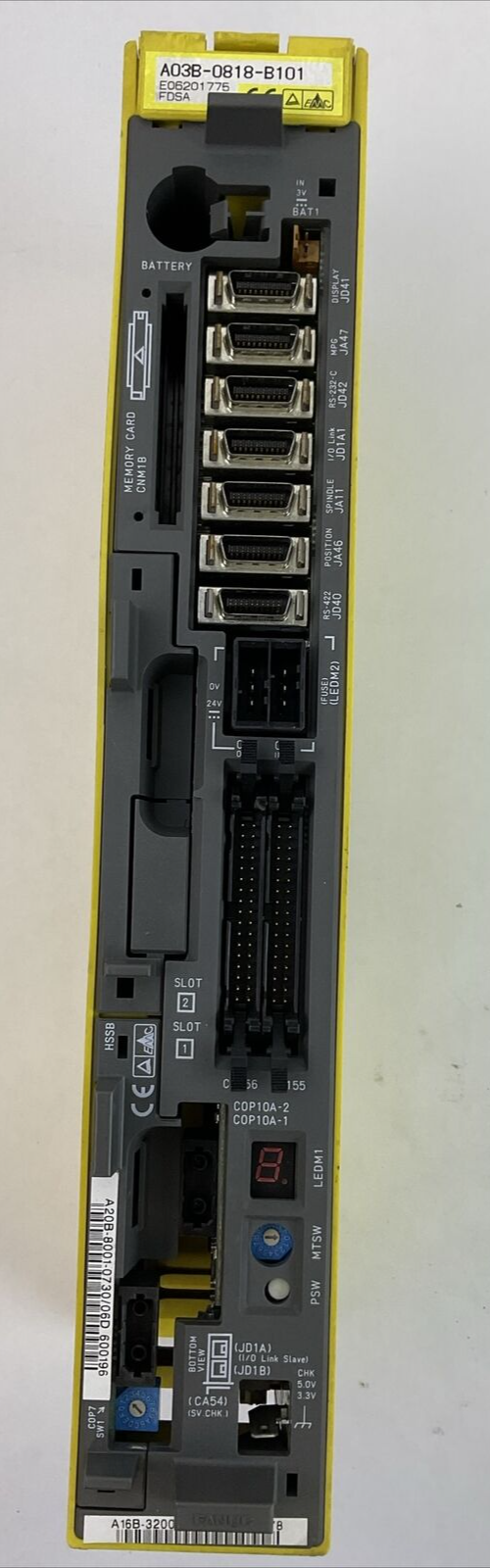 FANUC A03B-0818-B101 DIGITAL SERVO ADAPTOR A16B-3200-0260/13C CPU MODULE