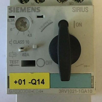 SIEMENS 3RV1021-1GA10 MOTOR STARTER 690V