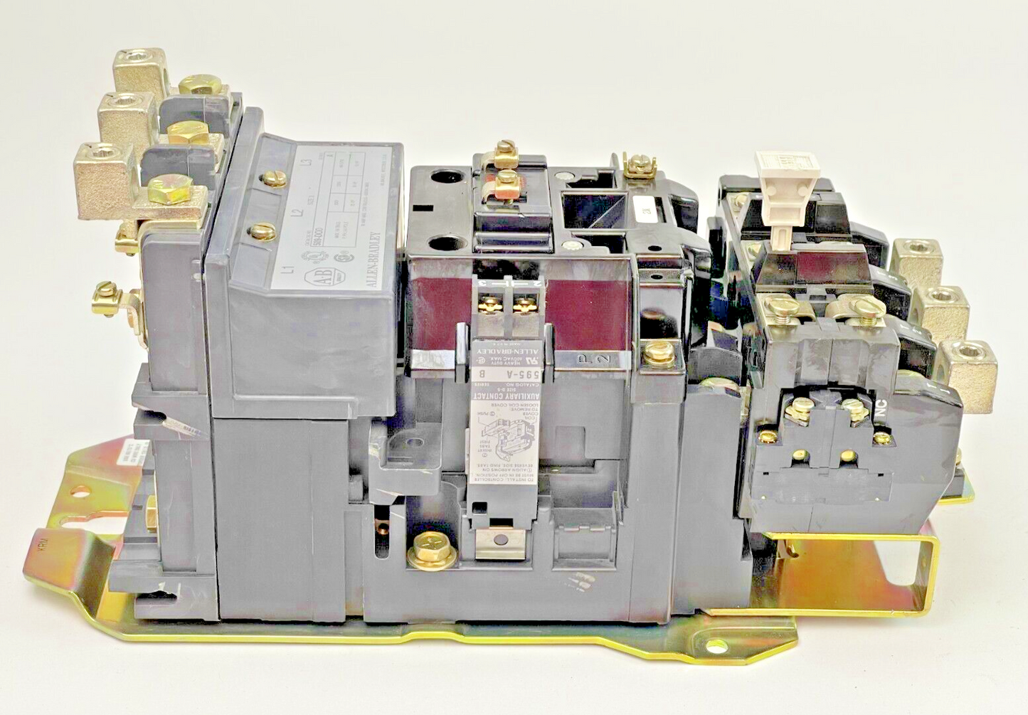 ALLEN BRADLEY -509-DOD SER. A- MOTOR STARTER - 90 AMP, 3-5 POLE, NEMA SIZE 3