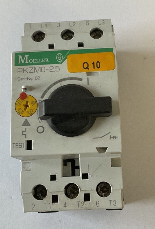 MOELLER PKZM0-2.5 MOTOR CIRCUIT BREAKER SER.2 2.5A