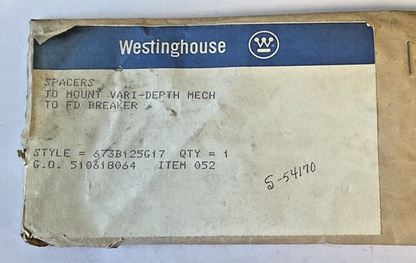 WESTINGHOUSE 673B125G17 SPACERS VARI-DEPTH 510618064