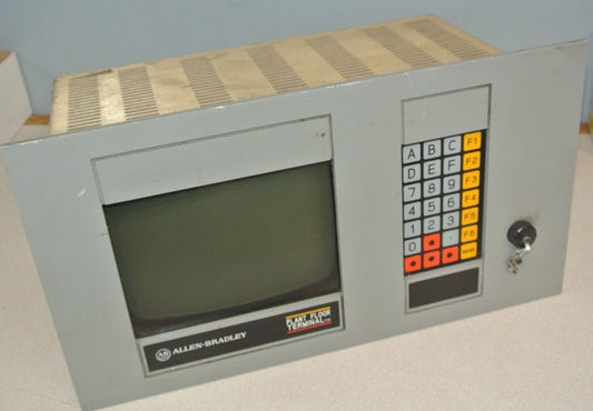 ALLEN-BRADLEY 1784-T30G PLANT FLOOR TERMINAL / 9" GREEN SCREEN / 966998-010