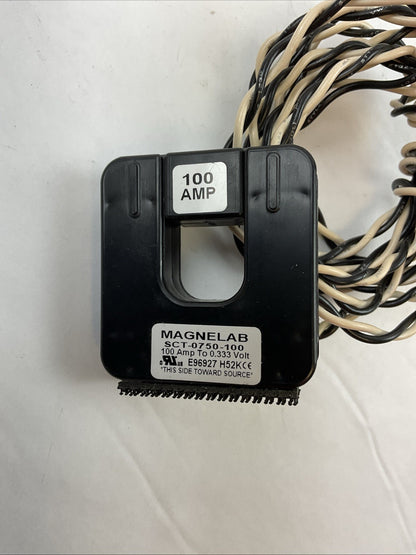 MAGNELAB SCT-0750-100 CURRENT SENSOR TRANSFORMER 100AMP TO 0.333 VOLT