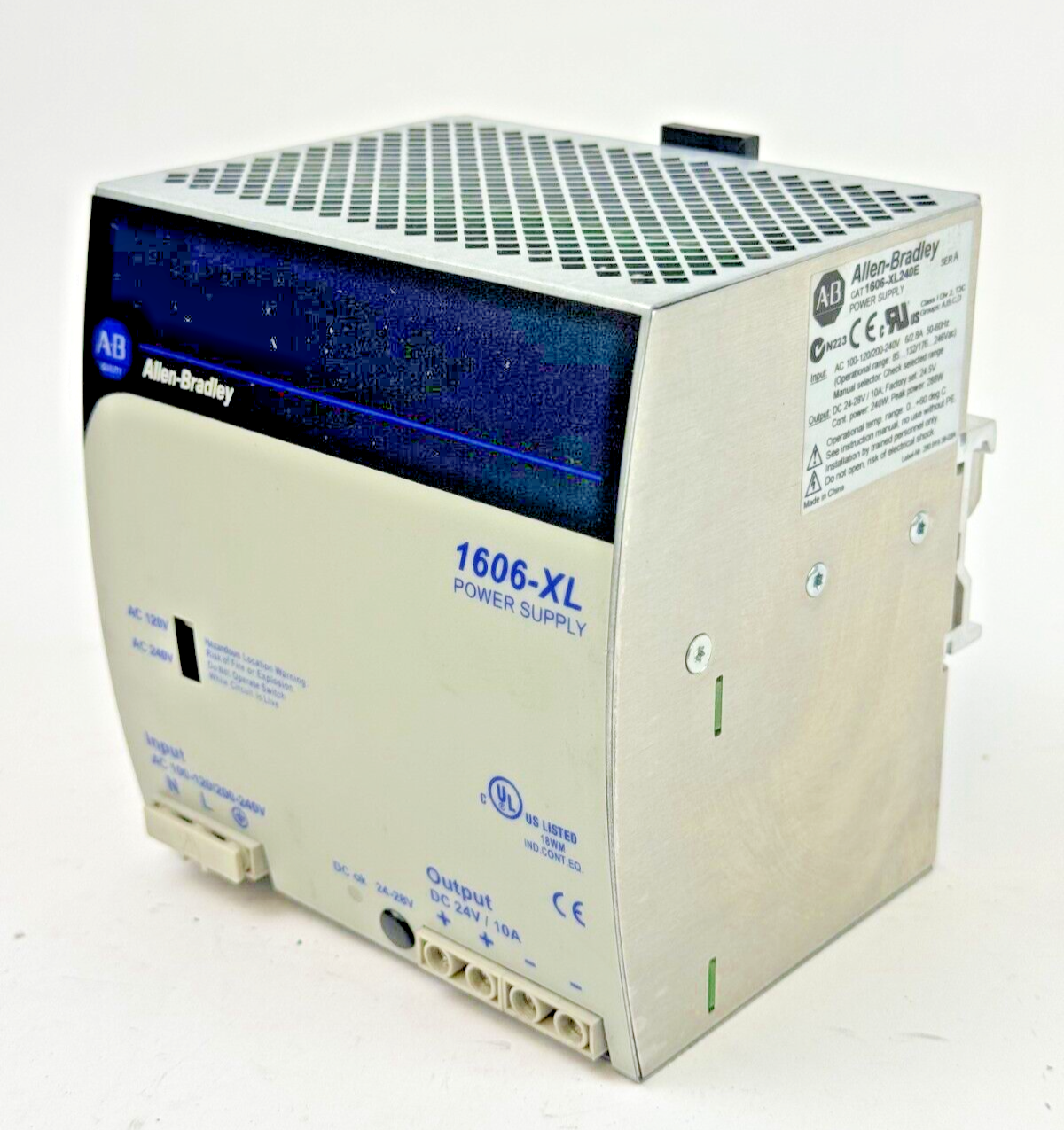 ALLEN-BRADLEY - 1606-XL240E SER. A - POWER SUPPLY - 240 W, 24 VDC, 10 A