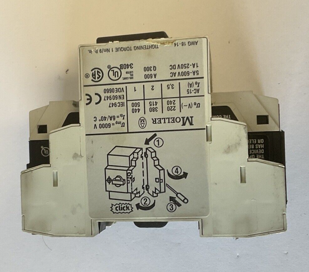 MOELLER PKZM0-4 MOTOR CIRCUIT BREAKER SER.2&4 4A ***LOTOF3***