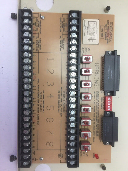 NOVAR IOM/2BPL MOUNTING BASE 24VAC WITH ASS'Y 6360010 IOM2 TRANSITION BOARD