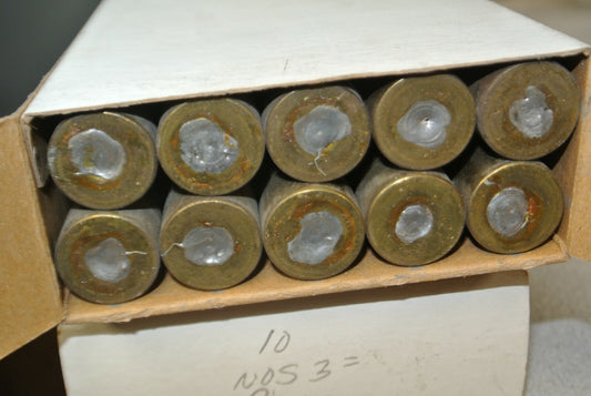 BOX of 10 / PIERCE ONE-TIME FUSES / 3A / 600V / NEW SURPLUS / NOS3 EQUIV.