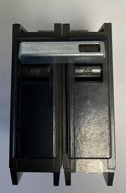 CHALLENGER BQ2C050 CIRCUIT BREAKER 50A 120/240VAC TYP BQC 2POLE