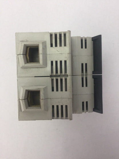 ALLEN BRADLEY 1492-FB2J30-L DUAL FUSE HOLDER 30A 600V USE CLASS J FUSES ONLY