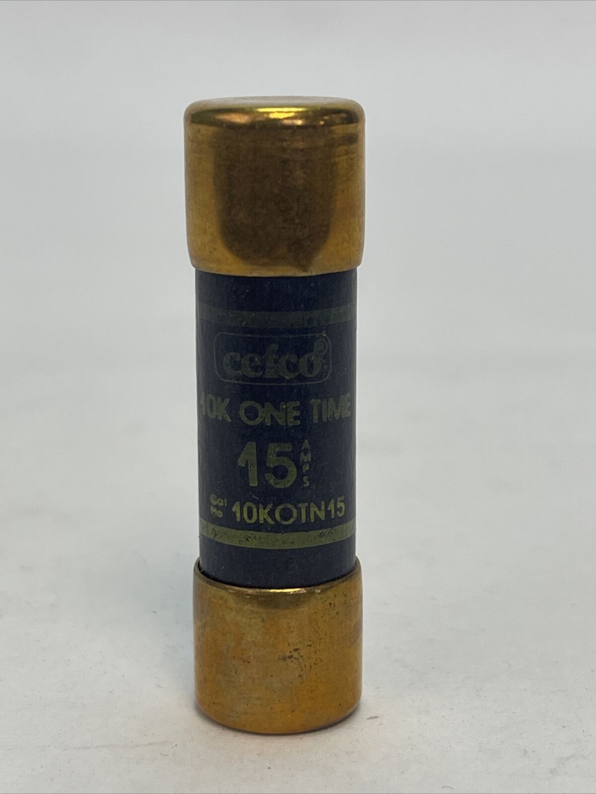 CEFCO 10KOTN15 10K ONE TIME  CLASS H FUSE 15AMP 250V (LOT OF 10)