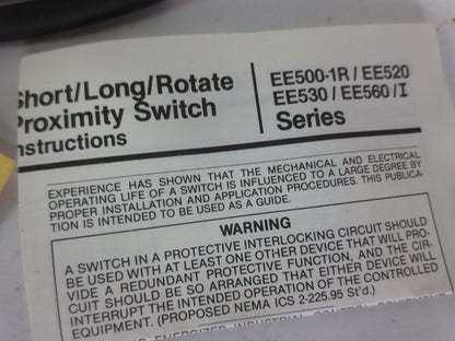 NAMCO CONTROLS EE560-70410 TUBULAR PROXIMITY SENSOR - NEW SURPLUS in SEALED BAG