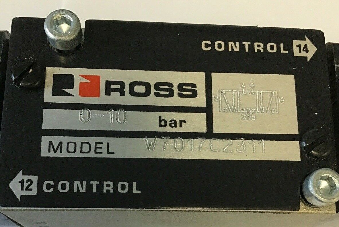 ROSS W7017C2311 SOLENOID VALVE 0-10 BAR 100-130V 50/60HZ