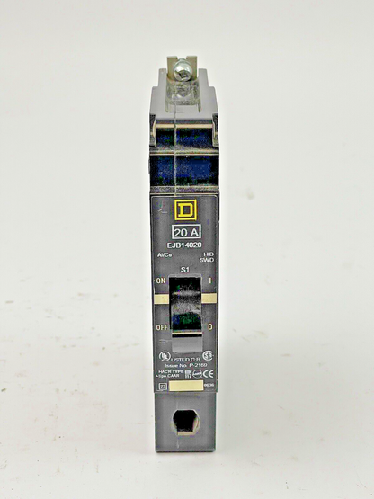 SQUARE D - EJB14020 - CIRCUIT BREAKER - 20A/1 POLE/277 VAC - NEW OLD STOCK