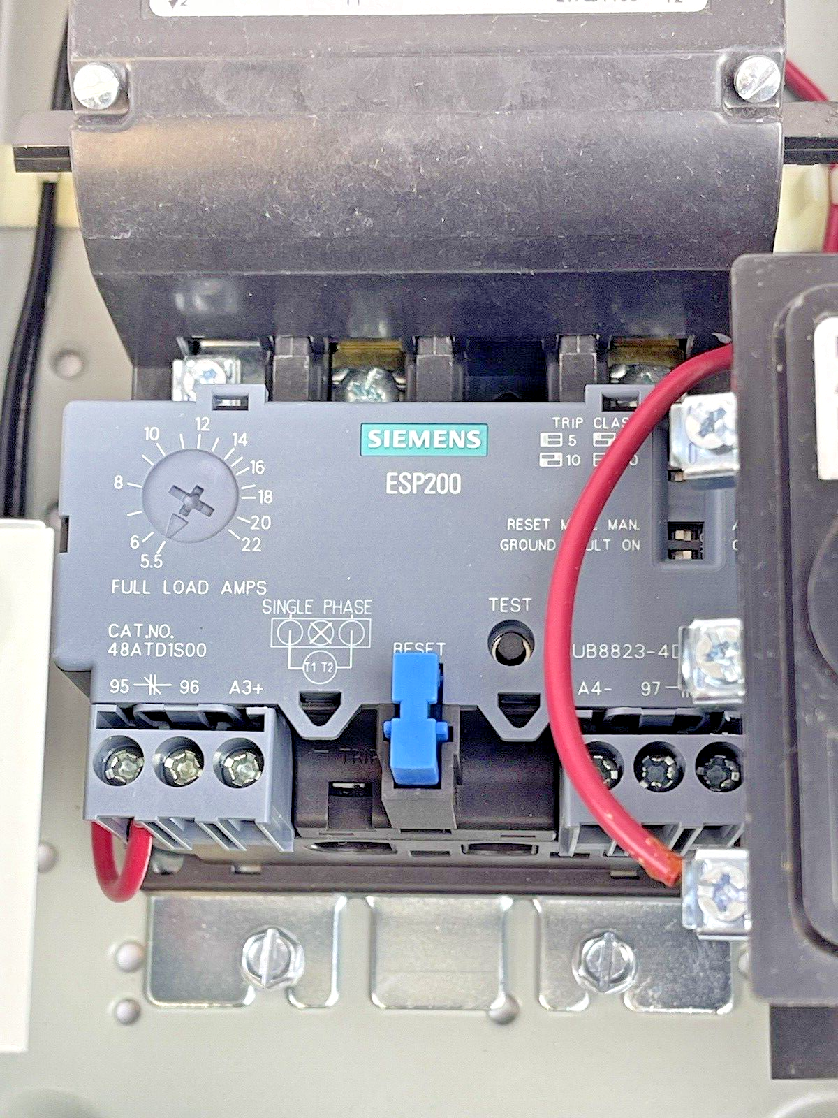 SIEMENS - 14DUD12BF - MAGNETIC STARTER - 1PH, 27 Amps, Nema Size 1, 120V Coil