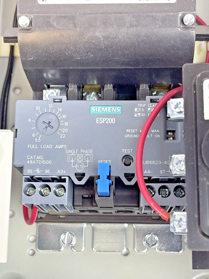 SIEMENS - 14DUD12BF - MAGNETIC STARTER - 1PH, 27 Amps, Nema Size 1, 120V Coil