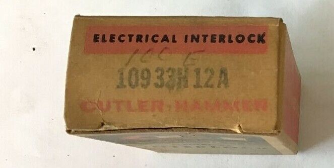 CUTLER HAMMER 10933H12A CONTACT KIT