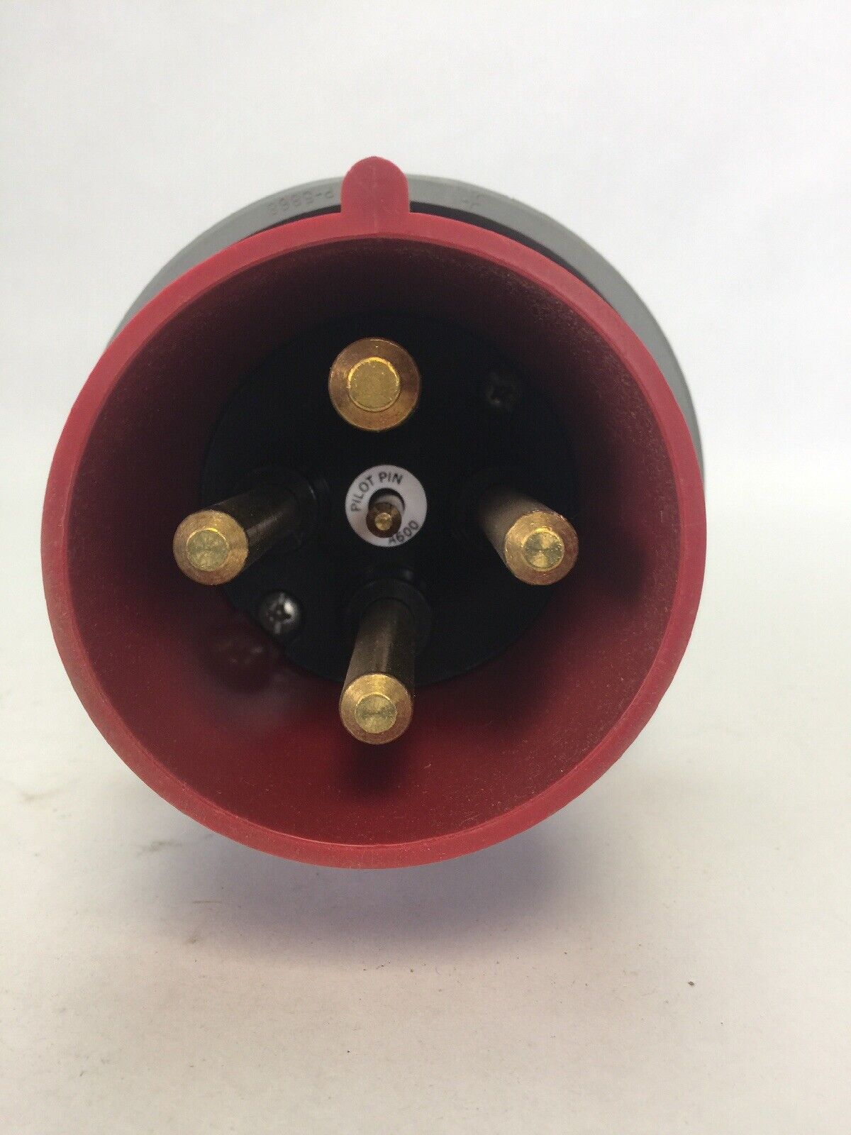 HUBBELL HBL4125P6W PLUG WATERTIGHT 125A 380/416VAC 3 POLE 4 WIRING GROUNDING IEC