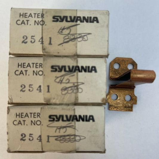 GTE SYLVANIA CLARK 2541 HEATER (LOT OF 3)