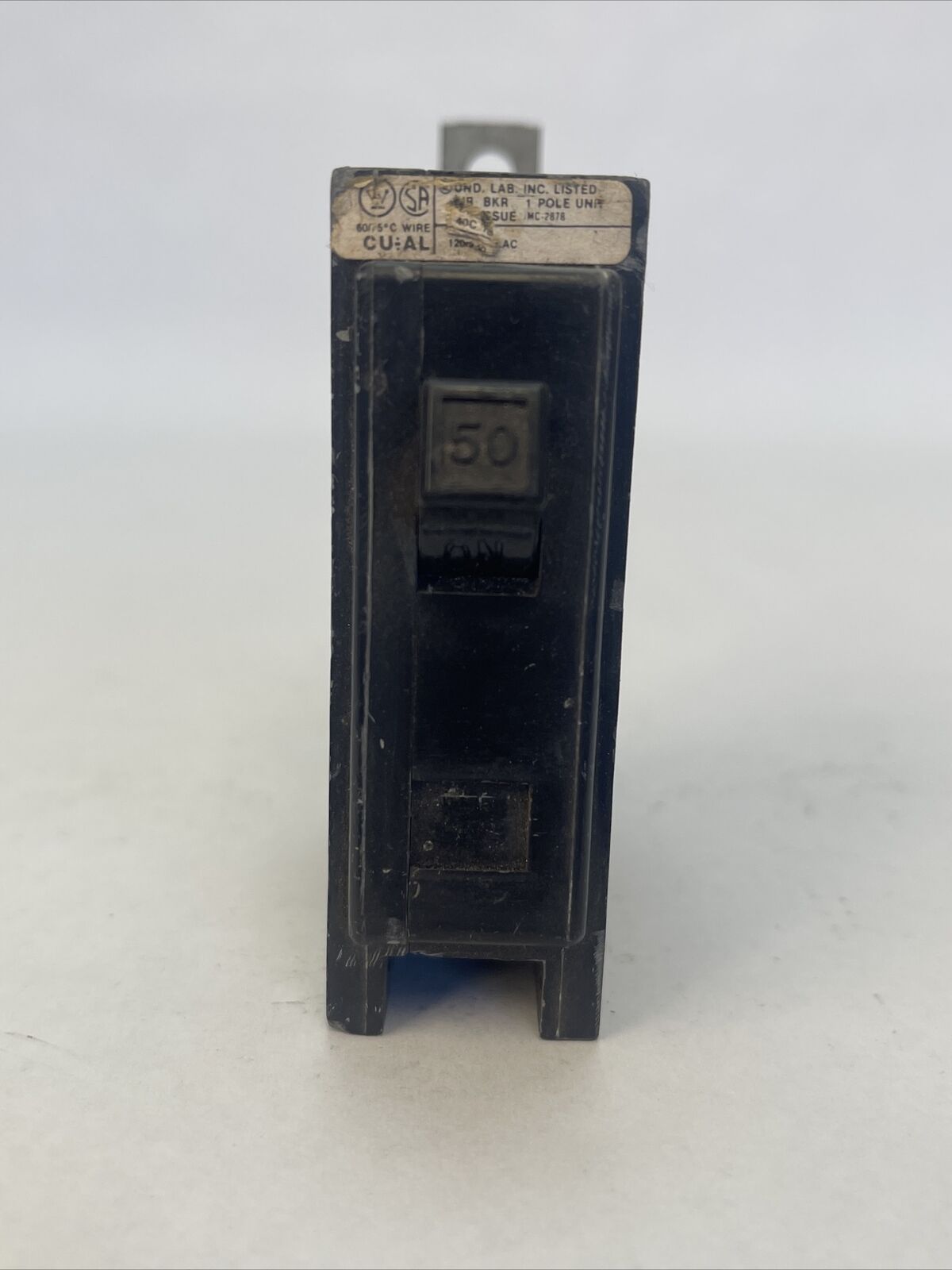 CUTLER HAMMER / WESTINGHOUSE HBAX1050 CIRCUIT BREAKER 50A 1P 120/240VAC