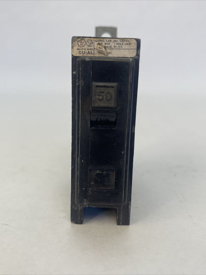 CUTLER HAMMER / WESTINGHOUSE HBAX1050 CIRCUIT BREAKER 50A 1P 120/240VAC