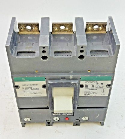 GE - TJJ436400 - IND. CIRCUIT BREAKER W/ 400A TRIP UNIT - 3 POLE/600 VAC/400A