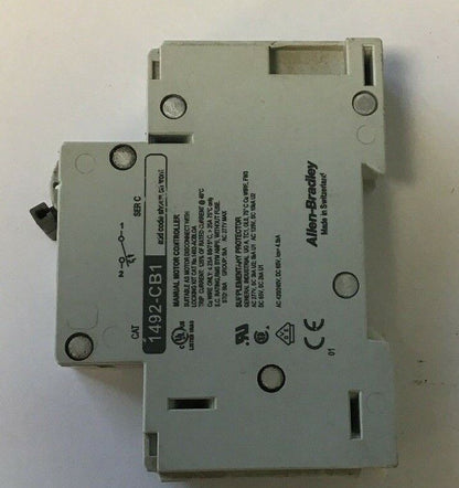 ALLEN BRADLEY 1492-CB1 G100 CIR.BREAKER 277VAC 65VDC 10A 2HP SER.C**(LOTOF10)**