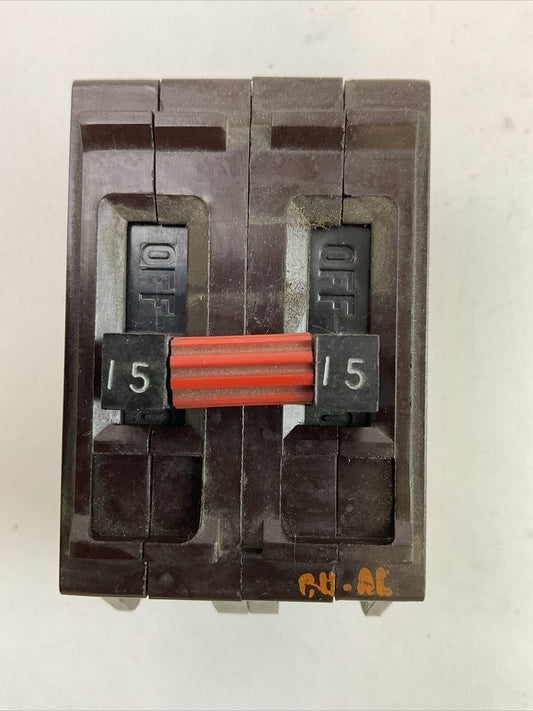 WADSWORTH A215 CIRCUIT BREAKER 15AMP 120/240VAC 2POLE