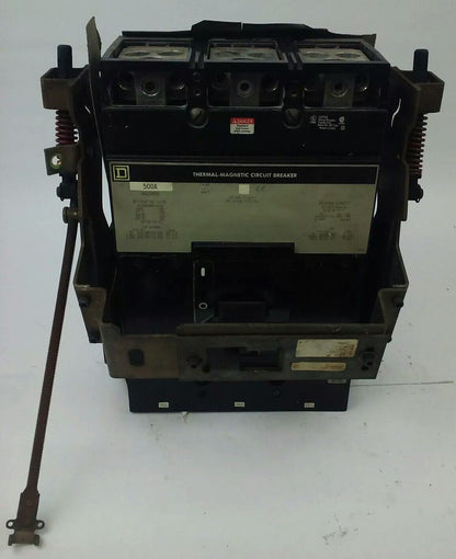 SQUARE D MAL36500 SER.2 CIRCUIT BREAKER TRIP UNIT 3P 500A 600VAC/250VDC 60HZ