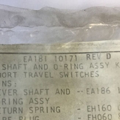 NAMCO EA181 10171 REV.D LEVER SHAFT AND O-RING ASSY KIT