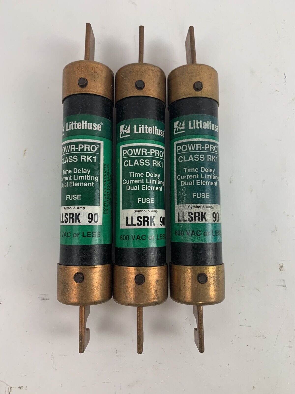 Littelfuse LLSRK90 90A 600V Fuse "Lot of 3"