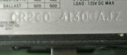 GENERAL ELECTRIC CR260L41300AJZ LIGHTING CONTACTOR / 110-120V COIL