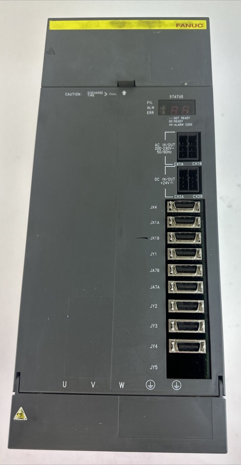 FANUC A06B-6088-H222#H500 SPINDLE AMPLIFIER MODULE SER D OUTPUT 230VAC 95A