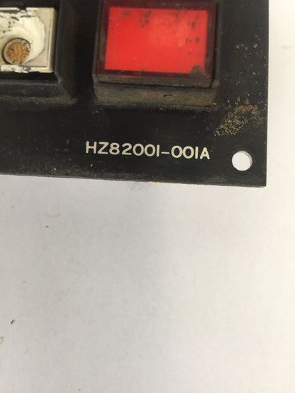FANUC HZ82001-001A CONTROL PANEL A860-0202-T001