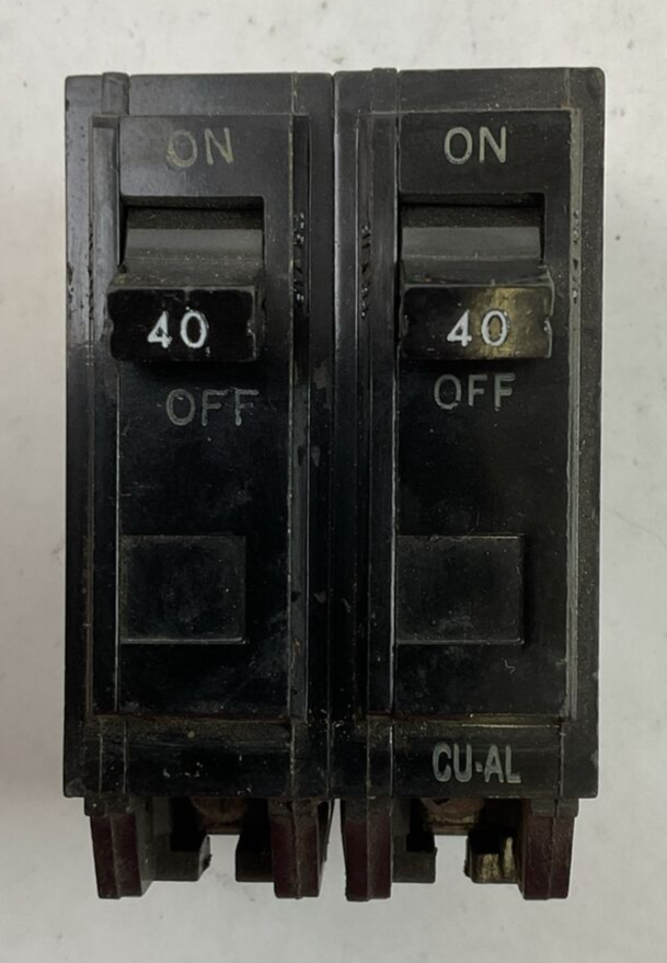 GE TQL2140 CIRCUIT BREAKER 2POLE 40AMP 120/240VAC