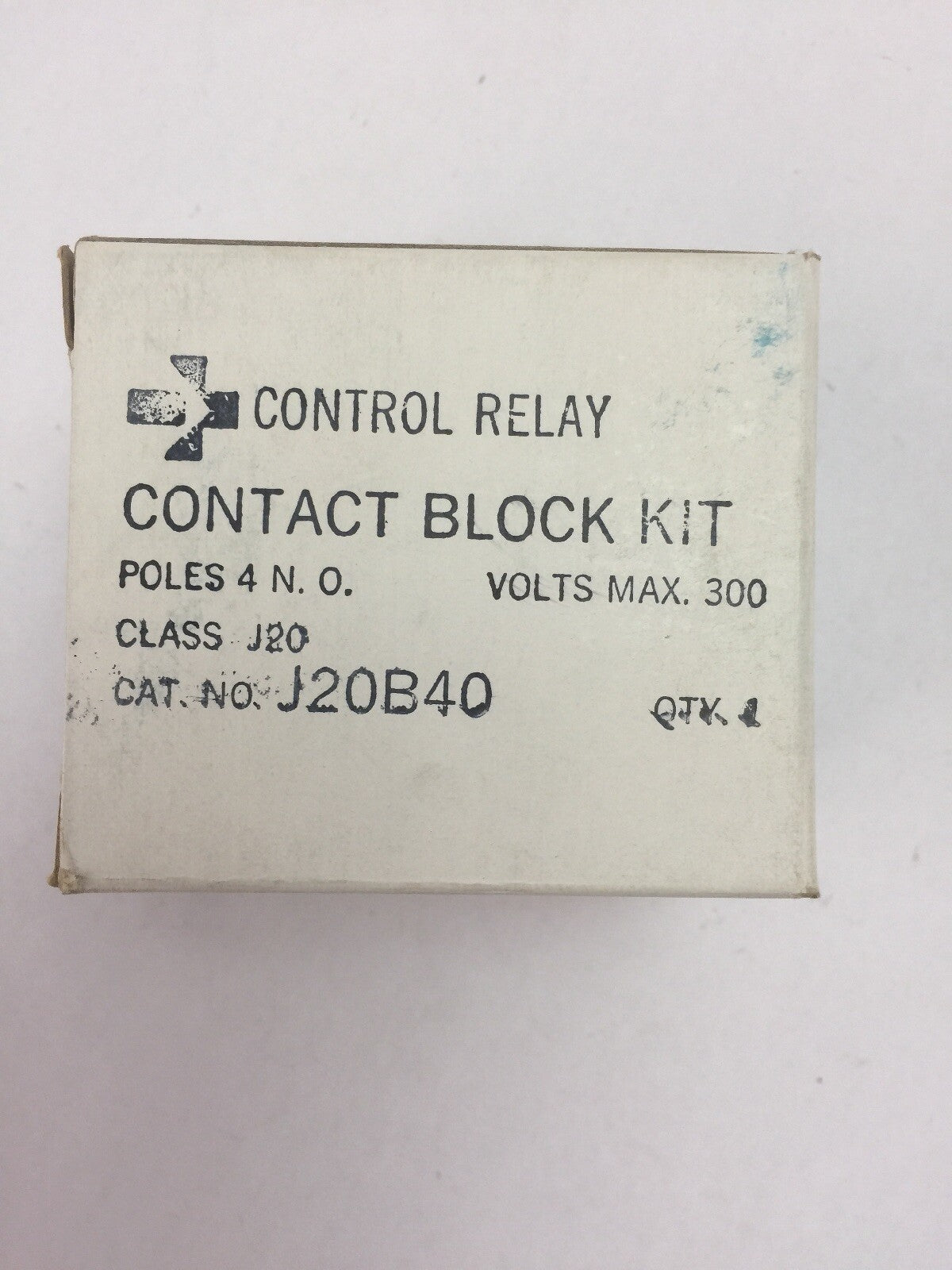GOULD J20B40 CONTACT BLOCK KIT POLES 4 N.O. VOLTS MAX 300